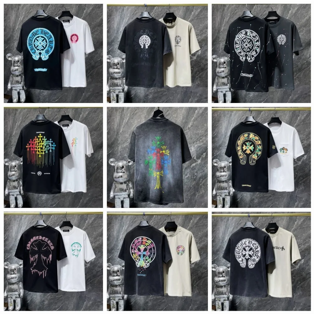 Chrome Hearts Circular Cross Logo Graphic T-Shirt