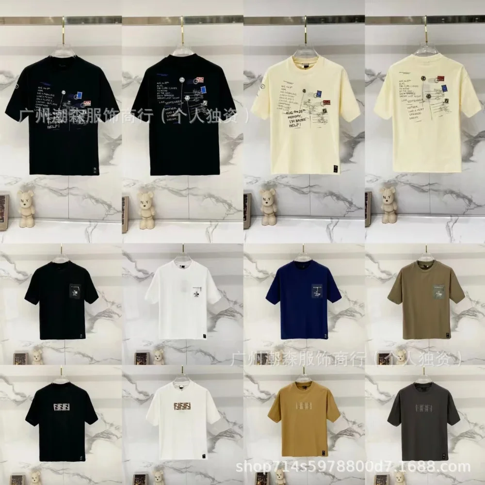 Fendi Zipper Pocket and FF Logo Graphic T-Shirt