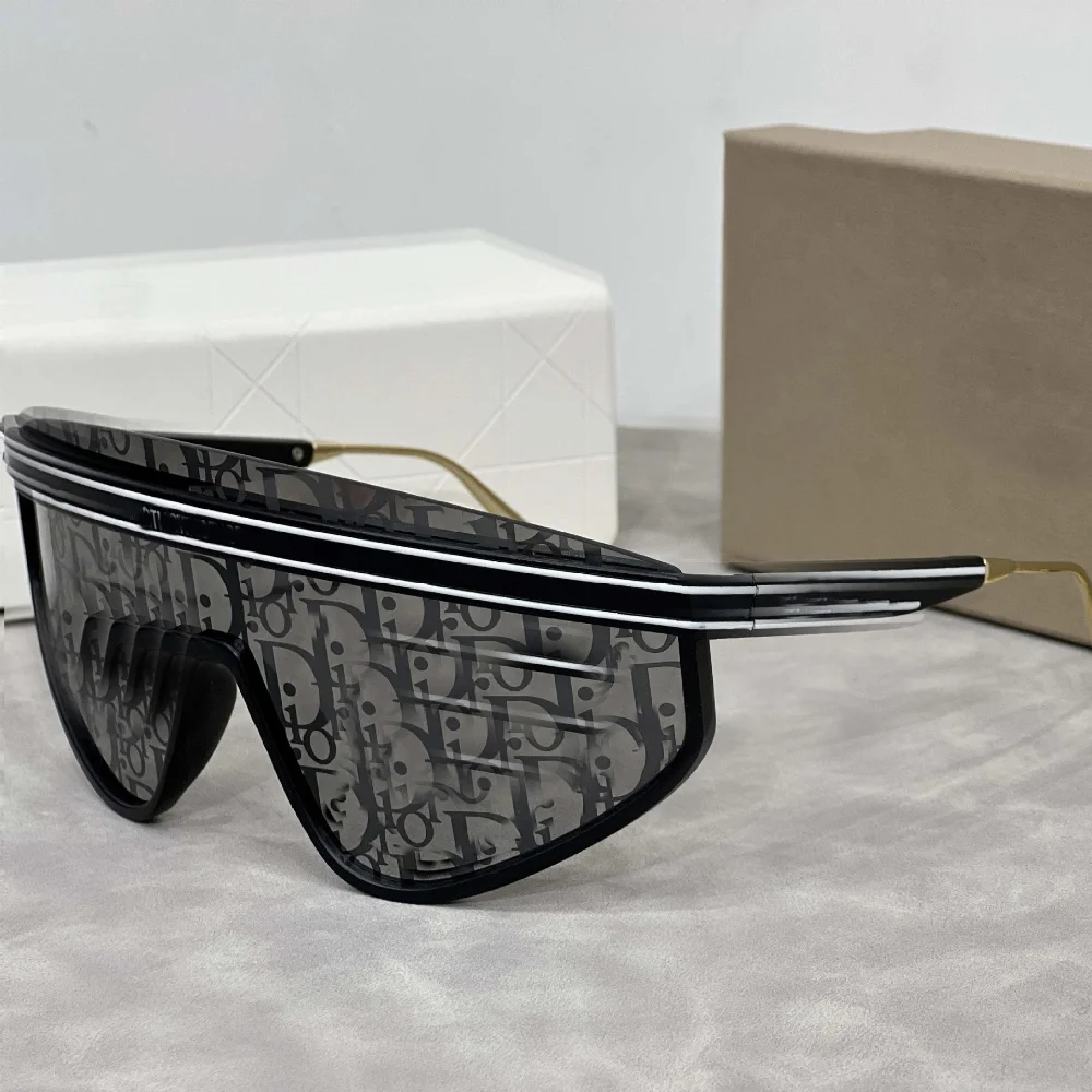 Dior Oblique Print Shield Sunglasses