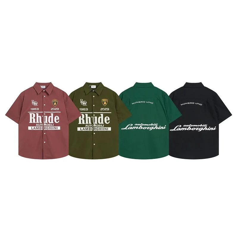 Rhude Lamborghini Collaboration Short-Sleeve Shirt