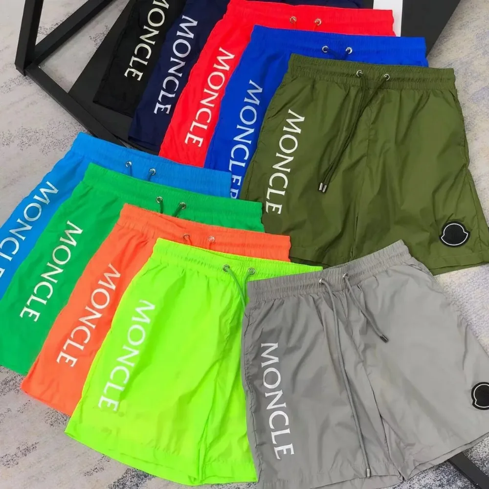 Moncler Logo-Print Swim Shorts