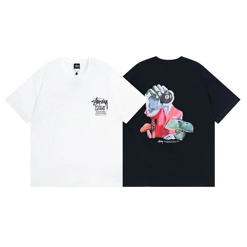 Stussy 8-Ball Mushroom Graphic T-Shirt
