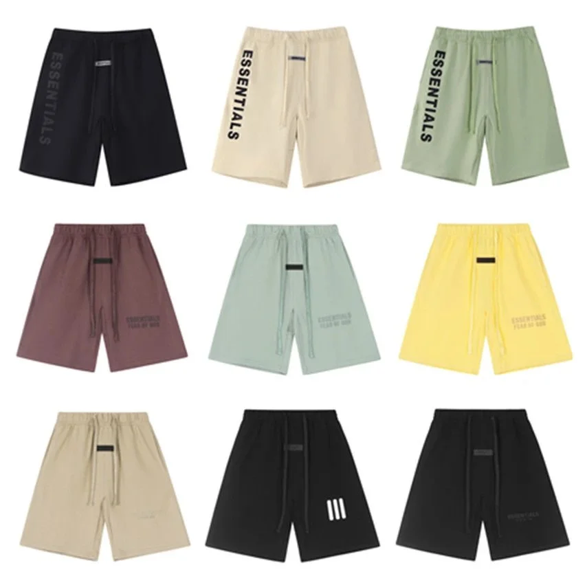 Essentials Vertical Logo Print Shorts