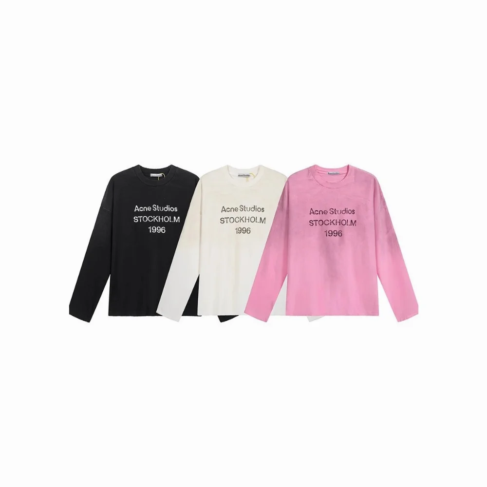 Acne Studios STOCKHOLM 1996 Print Long-Sleeve T-Shirt