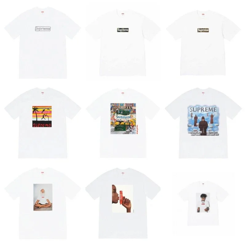 Supreme Box Logo and Graphic Print T-Shirt