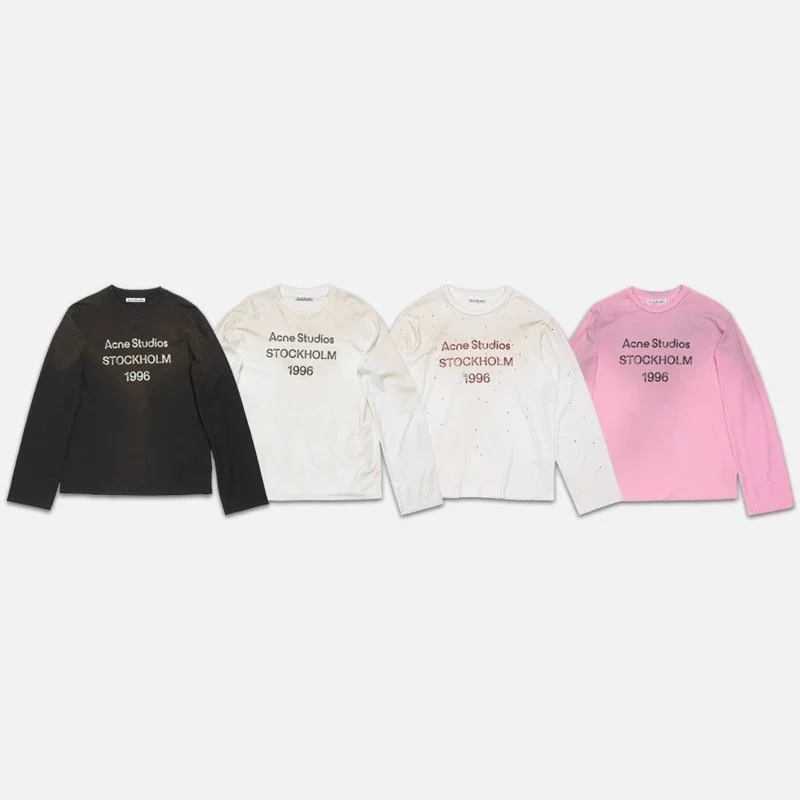 Acne Studios STOCKHOLM 1996 Print Long-Sleeve T-Shirt