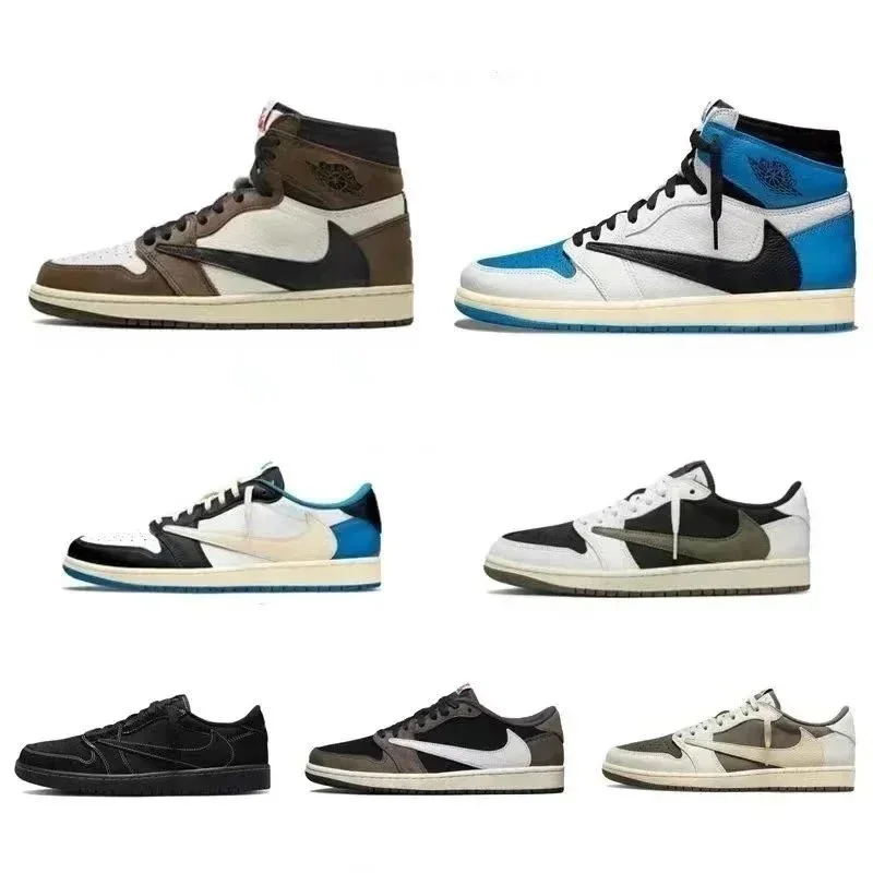 Nike Travis Scott Air Jordan 1 High-Top Sneakers