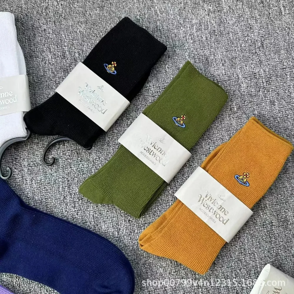 Vivienne Westwood Orb Logo Crew Socks