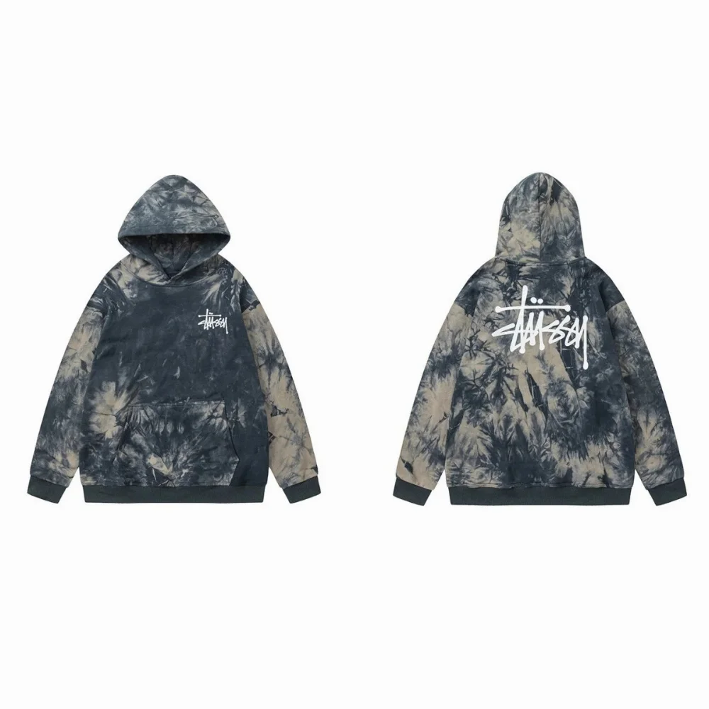 Stussy Tie-Dye Print Hoodie