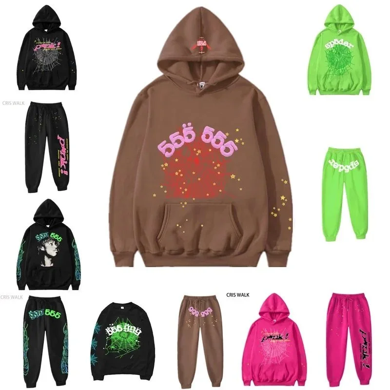 Sp5der Spider Web Graphic Hoodie
