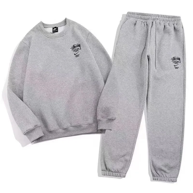 Stussy Nike Collaboration Graphic Print Sweatshirt and Jogger Set