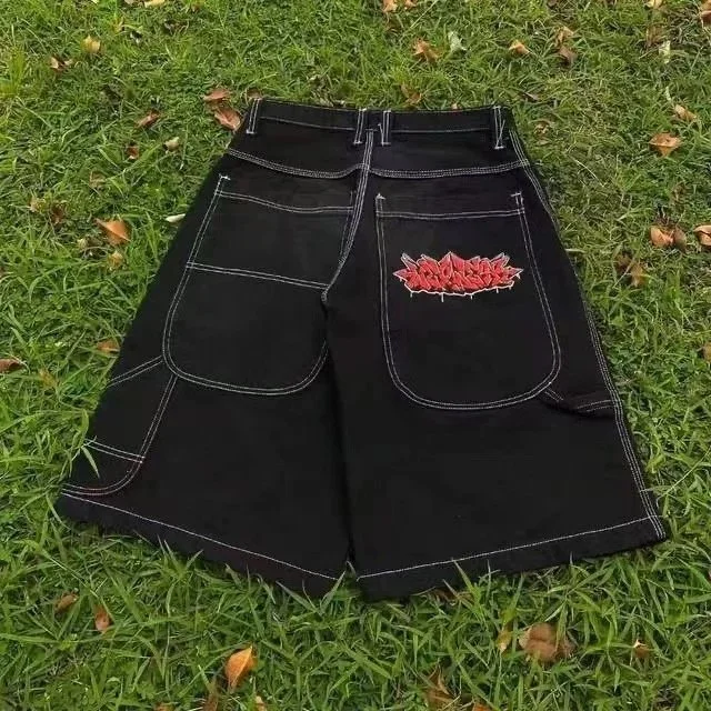 JNCO JEANS Dragon Embroidery Cargo Shorts