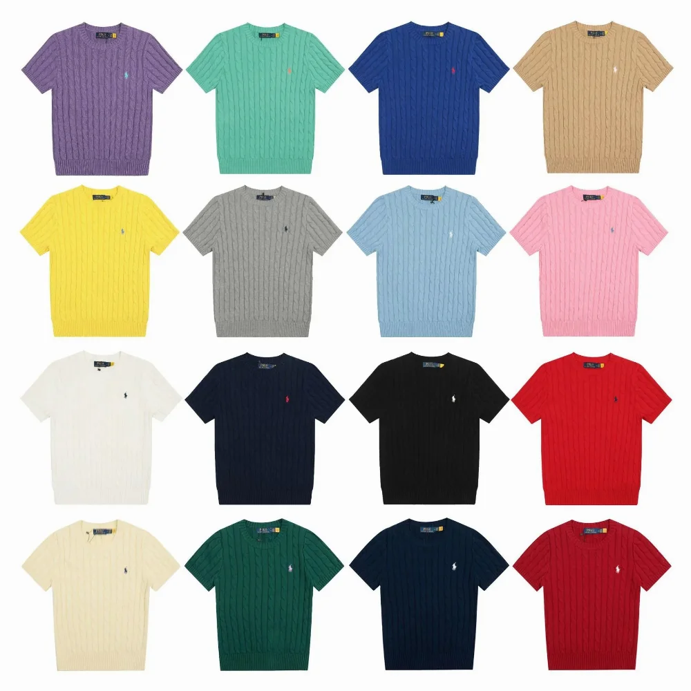 Polo Ralph Lauren Cable Knit Short Sleeve Sweater