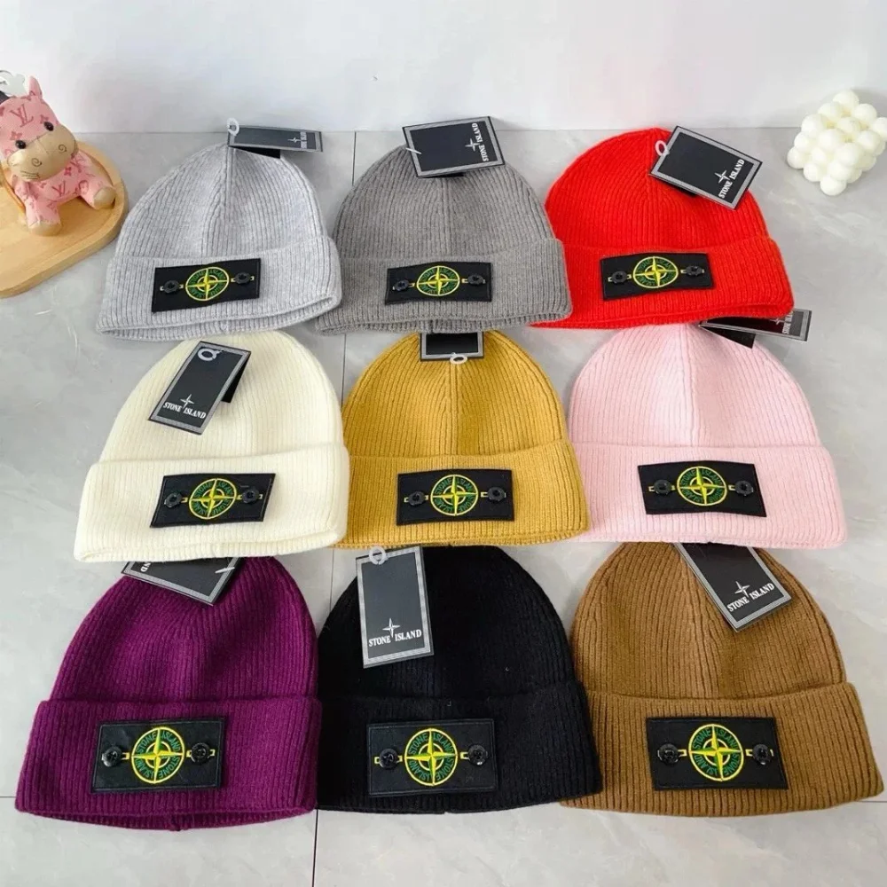 Stone Island Compass Logo Patch Beanie
