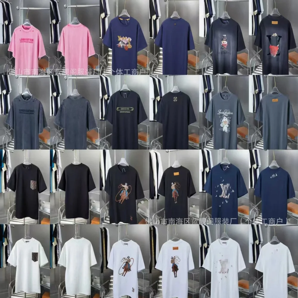 Louis Vuitton Monogram Print and Cowboy Graphic T-Shirt