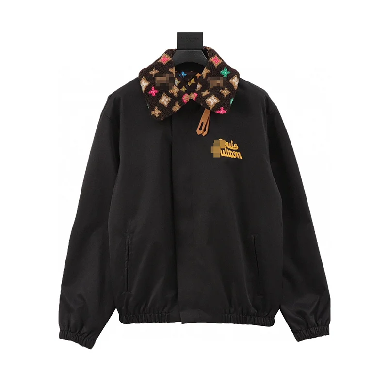 Louis Vuitton Monogram Sherpa Collar Jacket