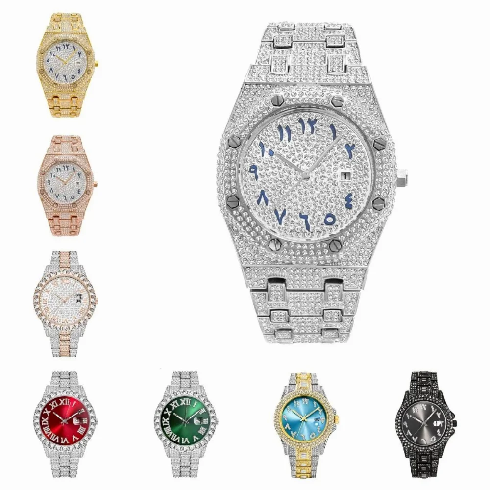 Miss Fox Crystal-Encrusted Roman Numeral Dial Wristwatch