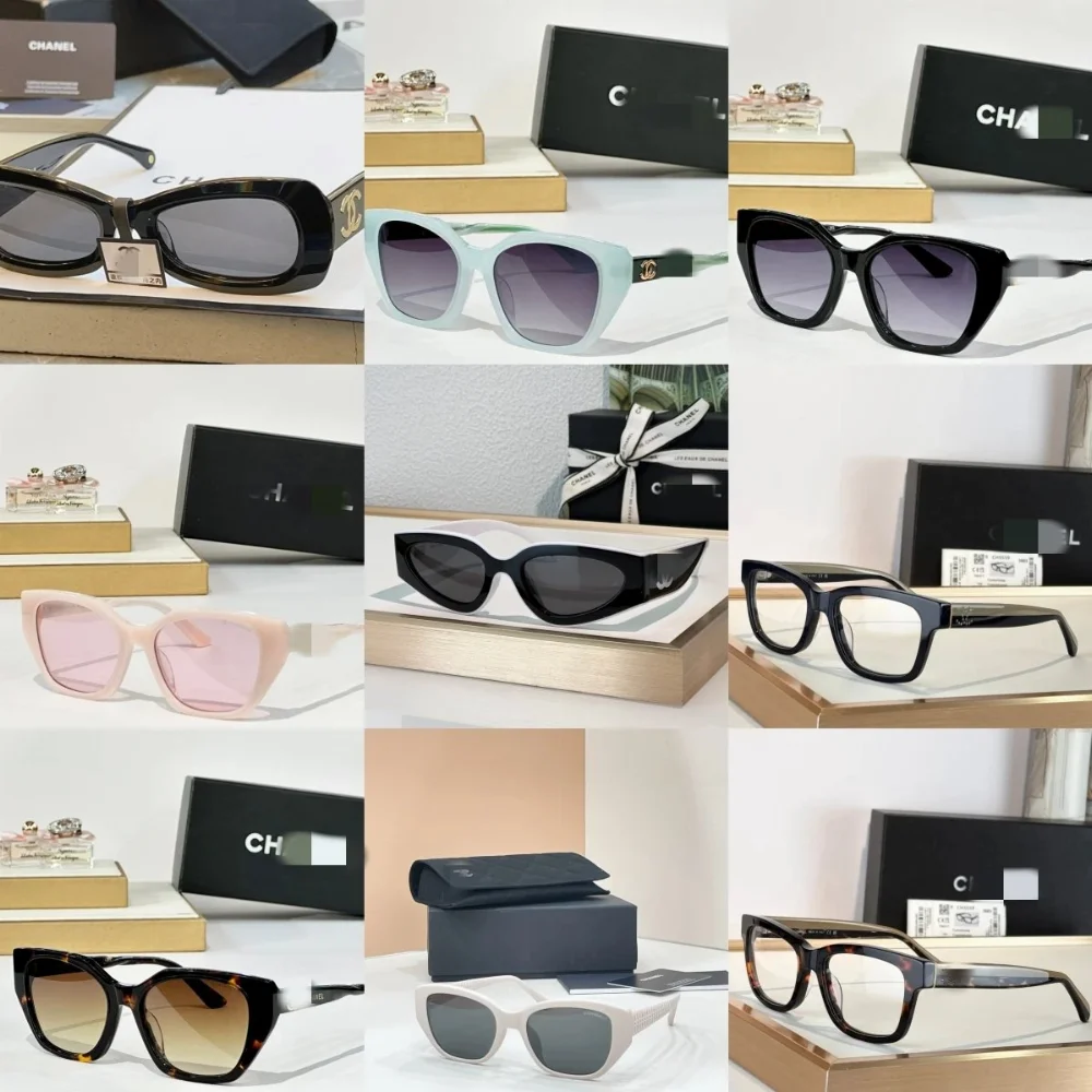 Chanel CC Logo Acetate Sunglasses