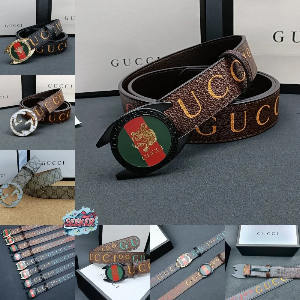 Gucci Tiger Logo Belt