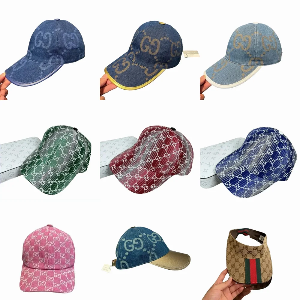 Gucci GG Monogram Denim Baseball Cap