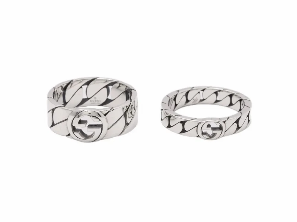 Gucci Interlocking G Chain Ring
