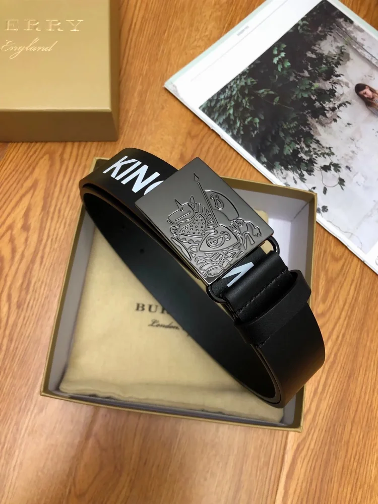 Burberry Knight Shield Logo Belt