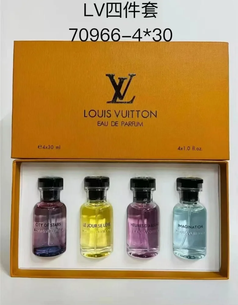 Catalog reference for Louis Vuitton City of Stars Le Jour Se Leve Heures d'Absence Imagination Eau de Parfum Set