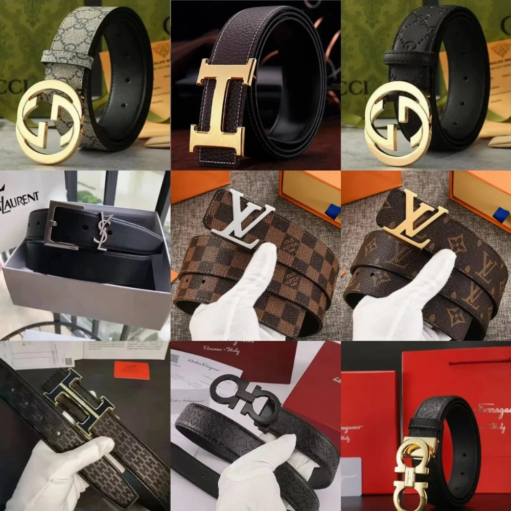 Gucci Interlocking G Buckle Leather Belt