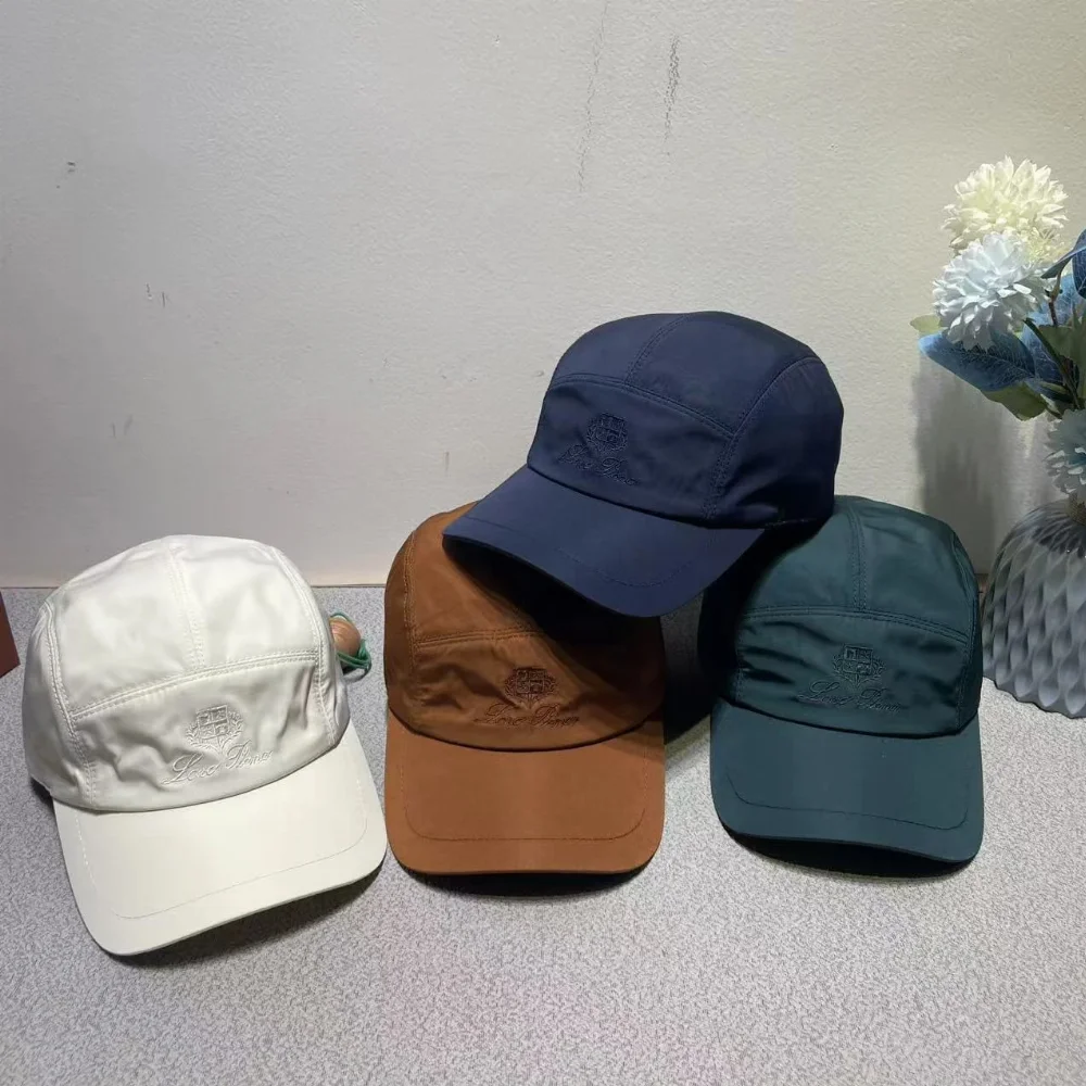 Loro Piana Embroidered Shield Logo Baseball Cap