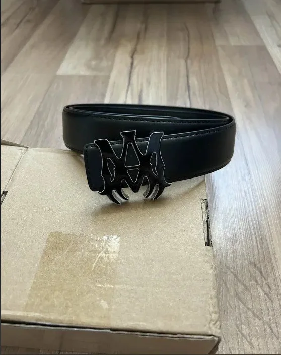 AMIRI Logo Buckle Belt