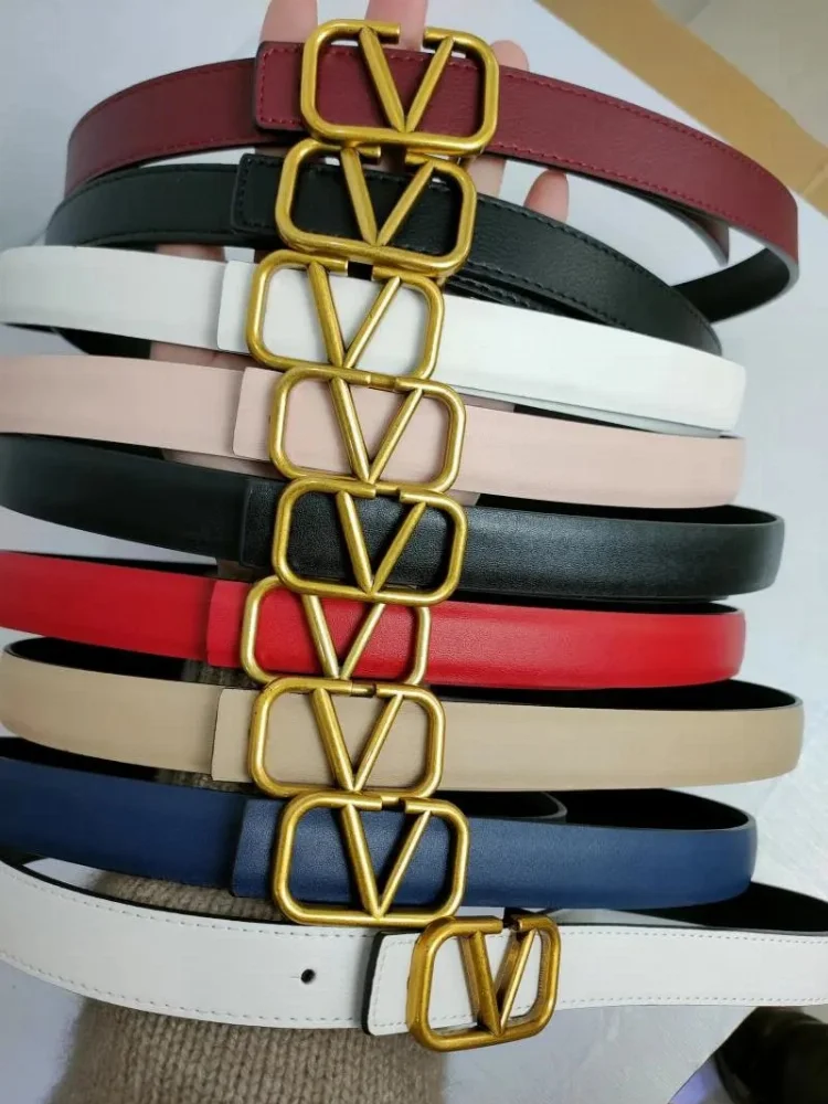 Valentino VLogo Buckle Belt