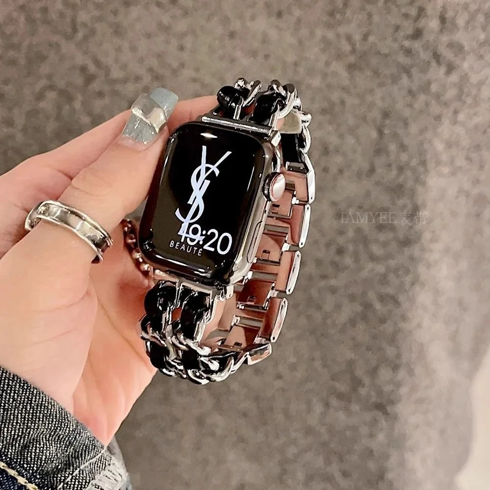 Yves Saint Laurent Monogram Logo Watch Band