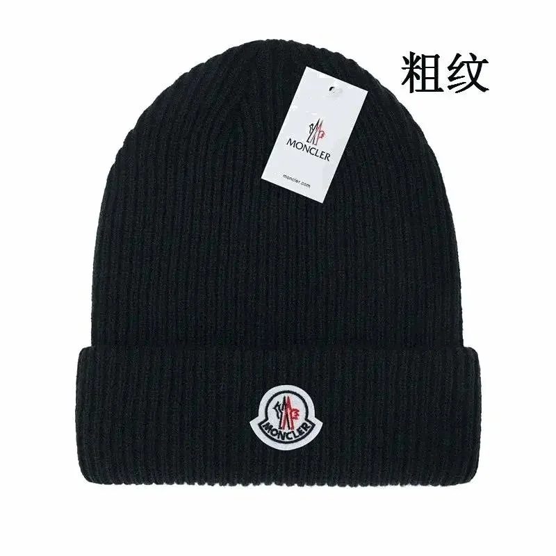Moncler Logo Patch Beanie
