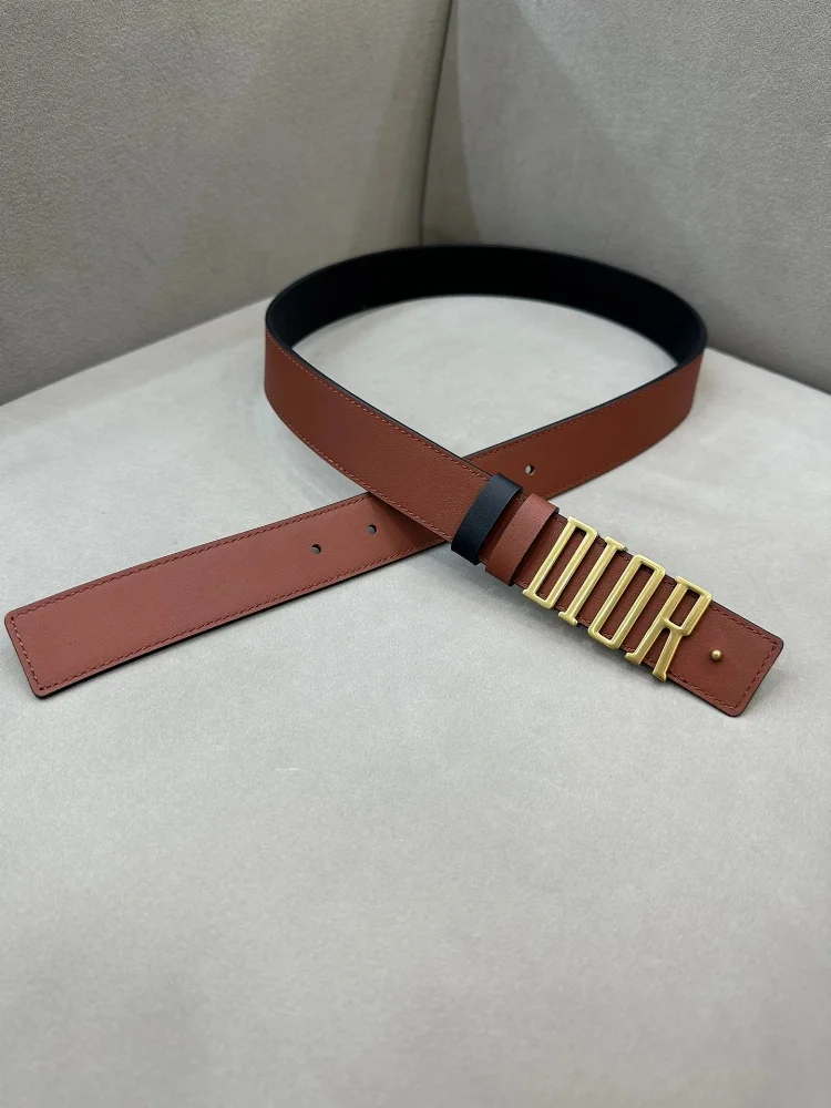 Dior Oblique Logo Belt