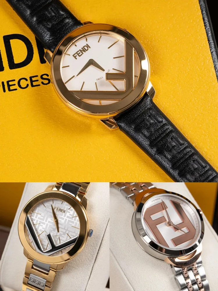 Fendi FF Logo Dial Wristwatch