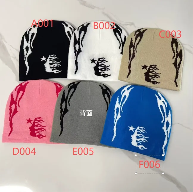 Hellstar Flame Face Embroidery Snapback Cap