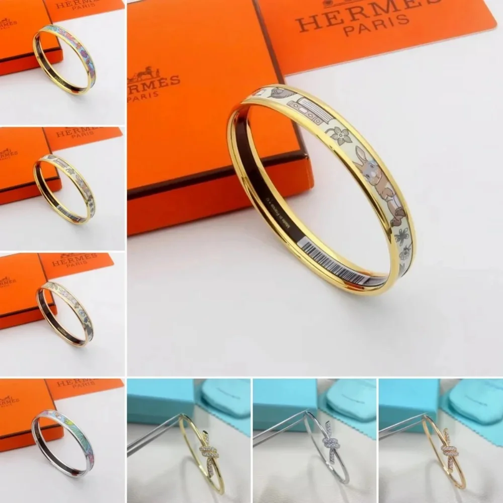 Hermes Clic H Enamel Bangle