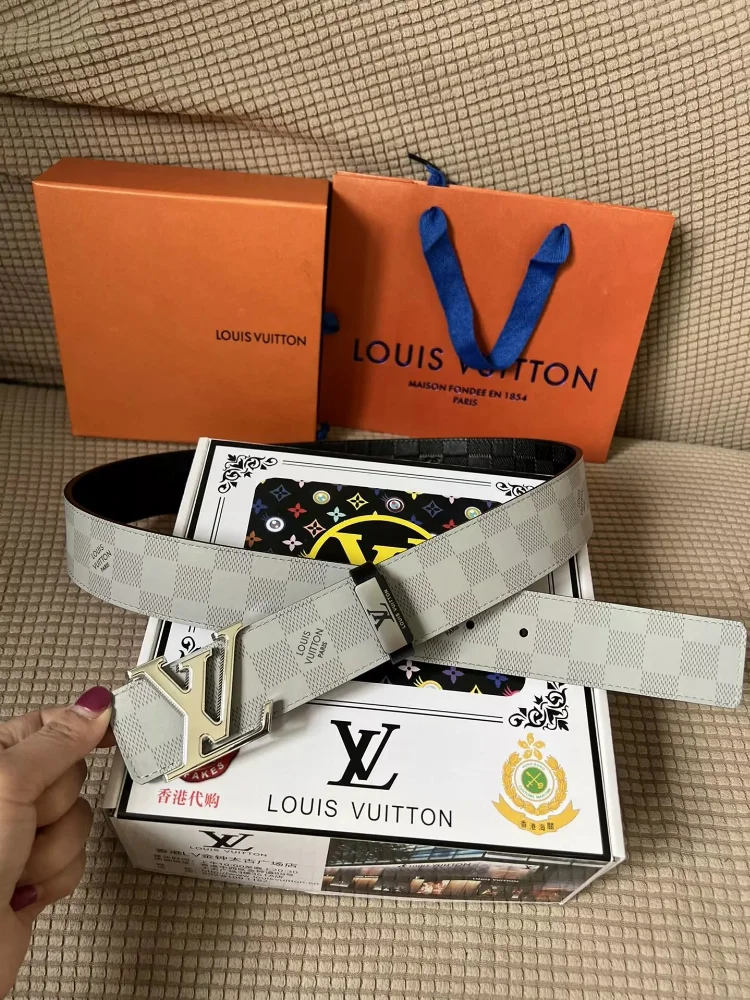 Louis Vuitton Damier Graphite Belt