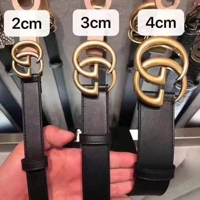 Gucci Double G Buckle Leather Belt