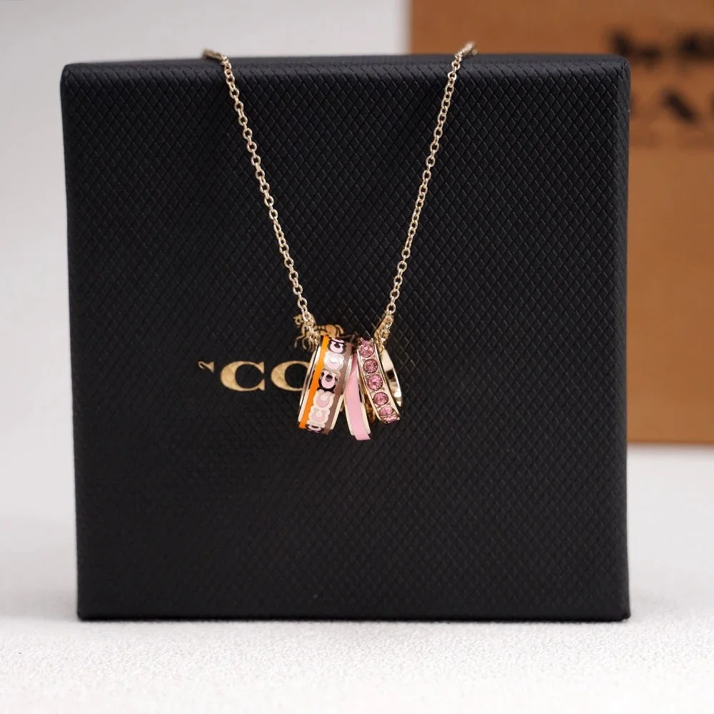 Gucci Triple Ring Pendant Necklace