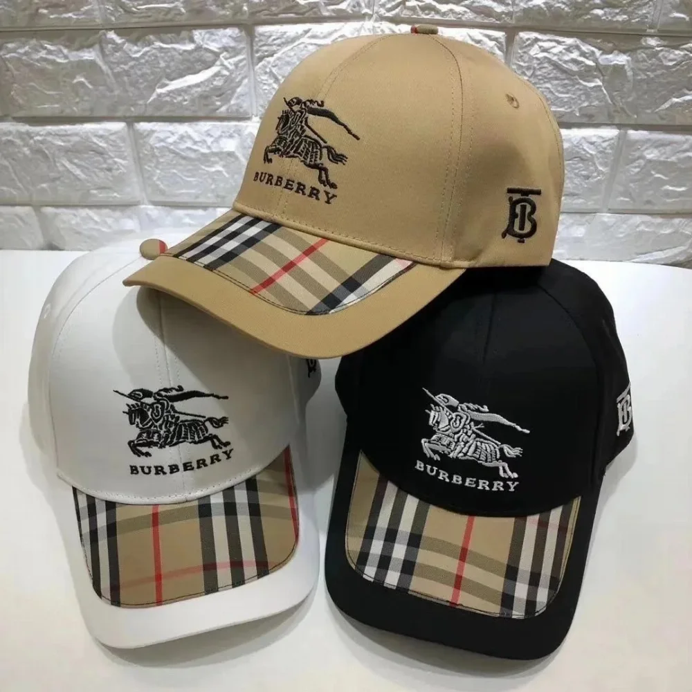 Burberry Equestrian Knight Embroidered Cap