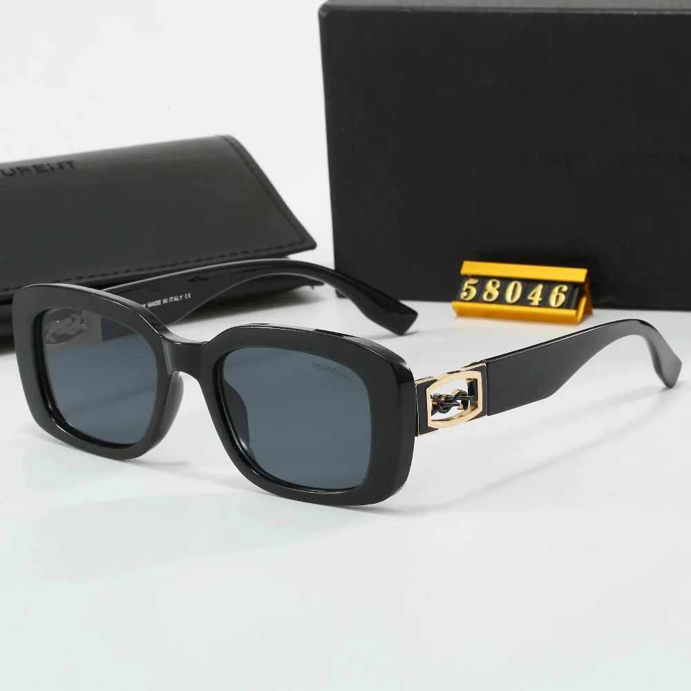 Saint Laurent Monogram-Embellished Square Sunglasses