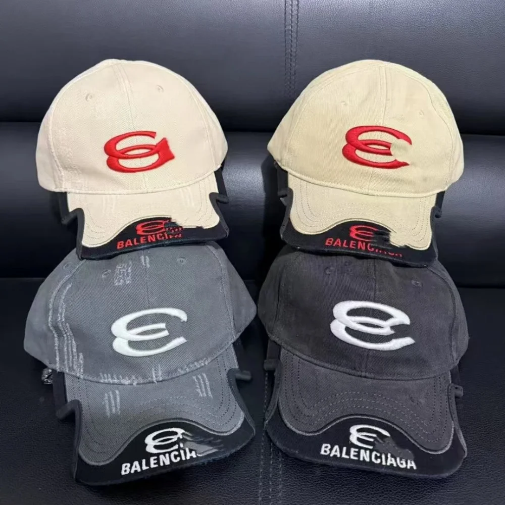 Balenciaga Distressed Logo Cap