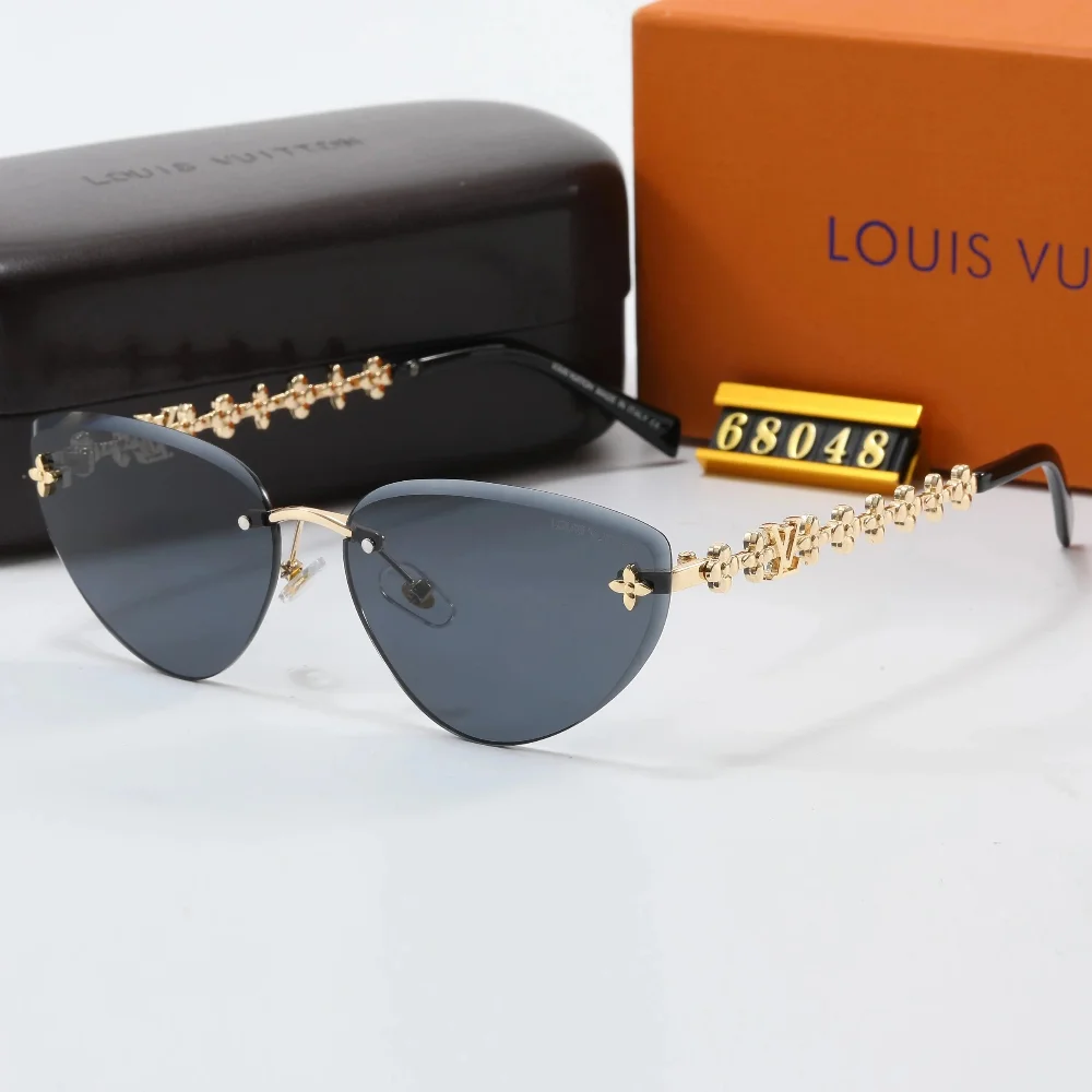 Louis Vuitton Monogram Flower-Embellished Sunglasses